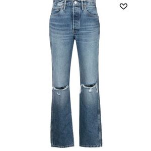 REDONE 90S HIGH RISE LOOSE - DESTROYED MAR SZ 26